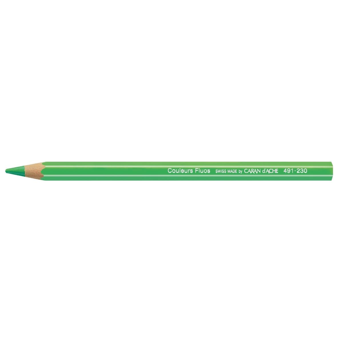 CARAN d'ACHE Fluorescent Color Pencil, Green