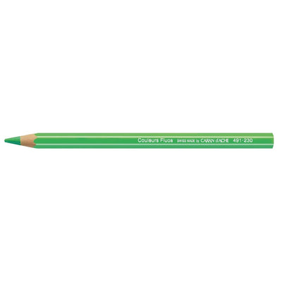 CARAN d'ACHE Fluorescent Color Pencil, Green
