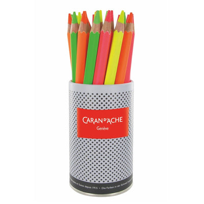 CARAN d'ACHE Fluorescent Color Pencil, Green