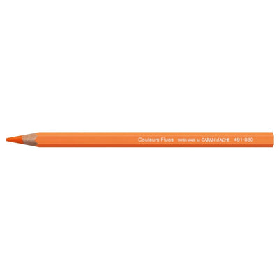 CARAN d'ACHE Fluorescent Color Pencil, Orange