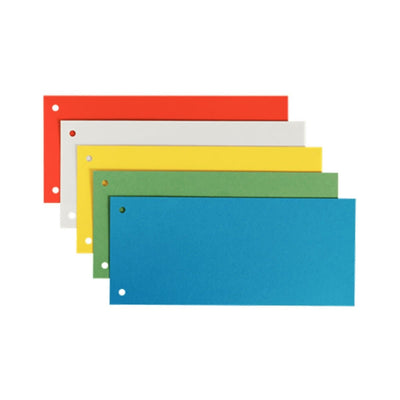 Leitz Cardboard File Dividers, 240 x 105cm, 5 Colors, 25/pack