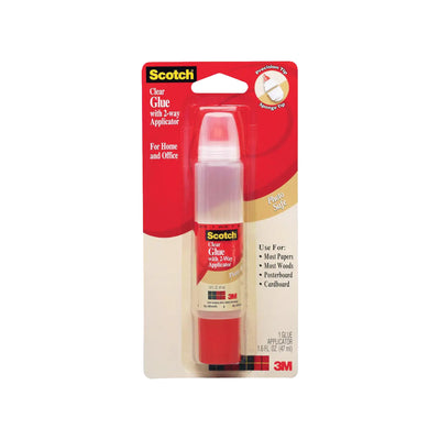 3M Scotch Clear Glue with 2-way Applicator 47ml