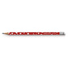 CARAN d'ACHE Graphite Pencil 'SWISS FLAG' with Eraser Tip, Red/White