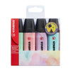 Stabilo Boss Highlighter Pastel, 4/set, Assorted Colors