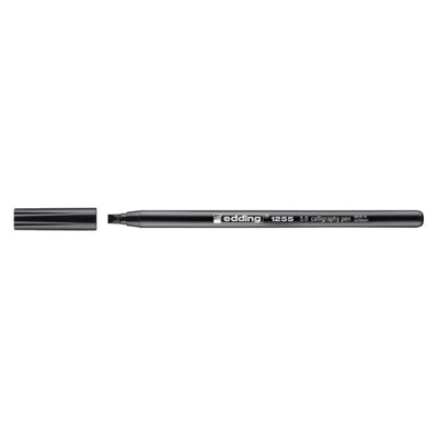 edding 1255 Calligraphy Pen, 5.0mm Chisel Tip, Black