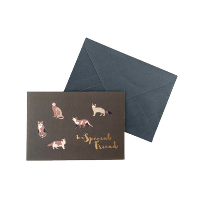 Small Greeting Card with Envelope, 85 x 125mm, Assorted Subjects, per piece