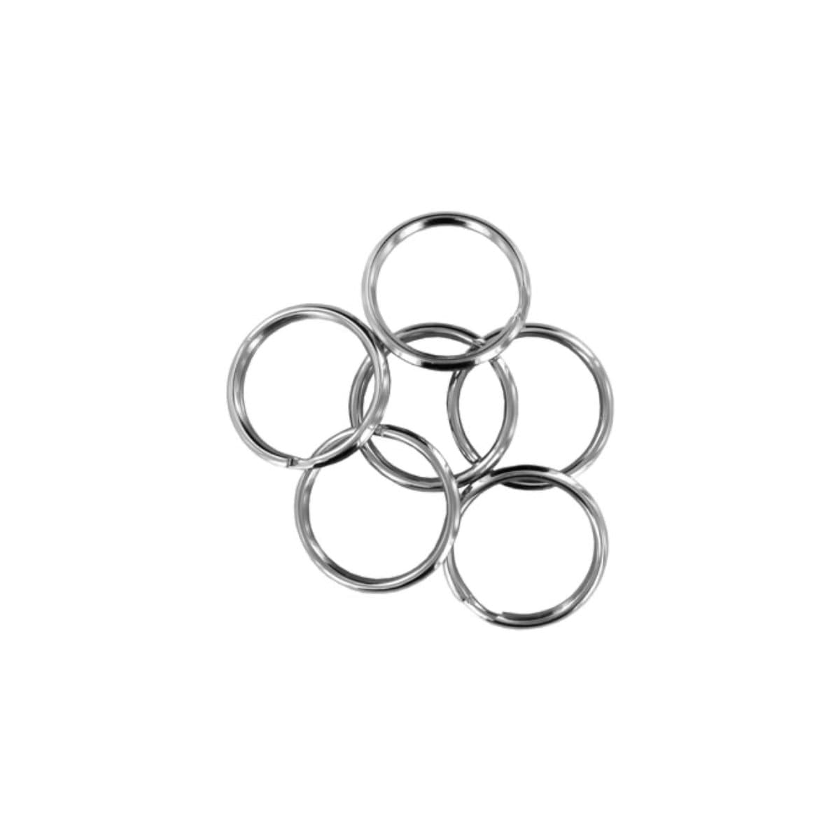 Split Key Ring, Nickel-Plated