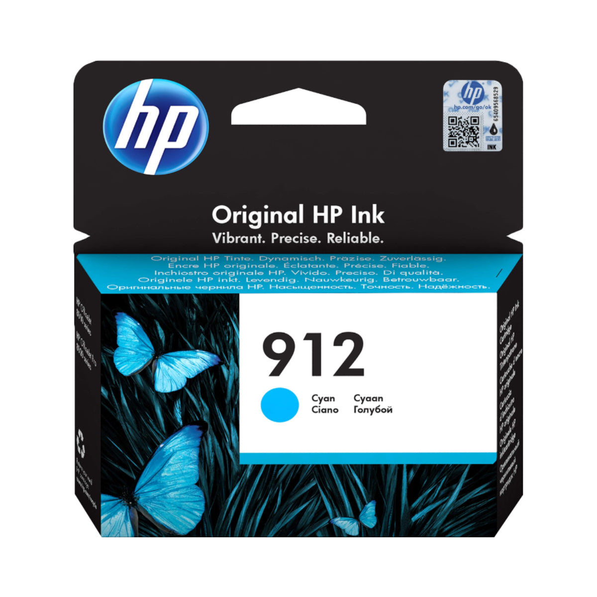 HP 912 Cyan Ink Cartridge - 3YL77AE