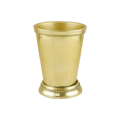Brass Julep Cup Pen Holder, Golden Plated