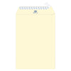 FIS Executive Laid Bond Paper Envelopes C4 Peel & Seal, 100gsm, 25/pack, Off-White