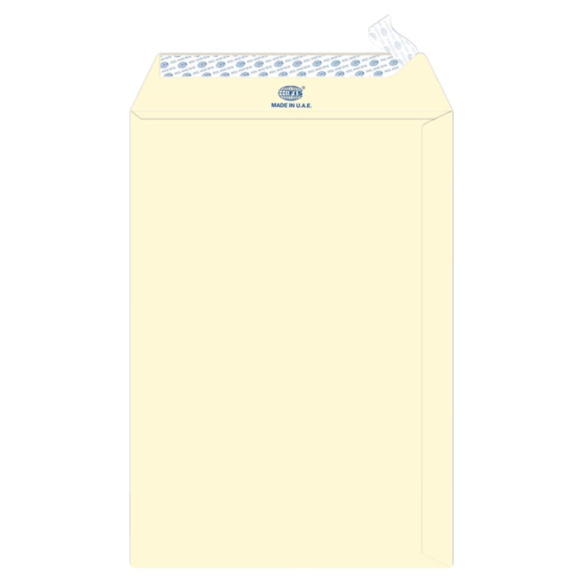 FIS Executive Laid Bond Paper Envelopes C4 Peel & Seal, 100gsm, 25/pack, Off-White