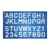 FIS Lettering Stencil, ABC/123
