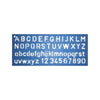 FIS Lettering Stencil, ABC/abc/123