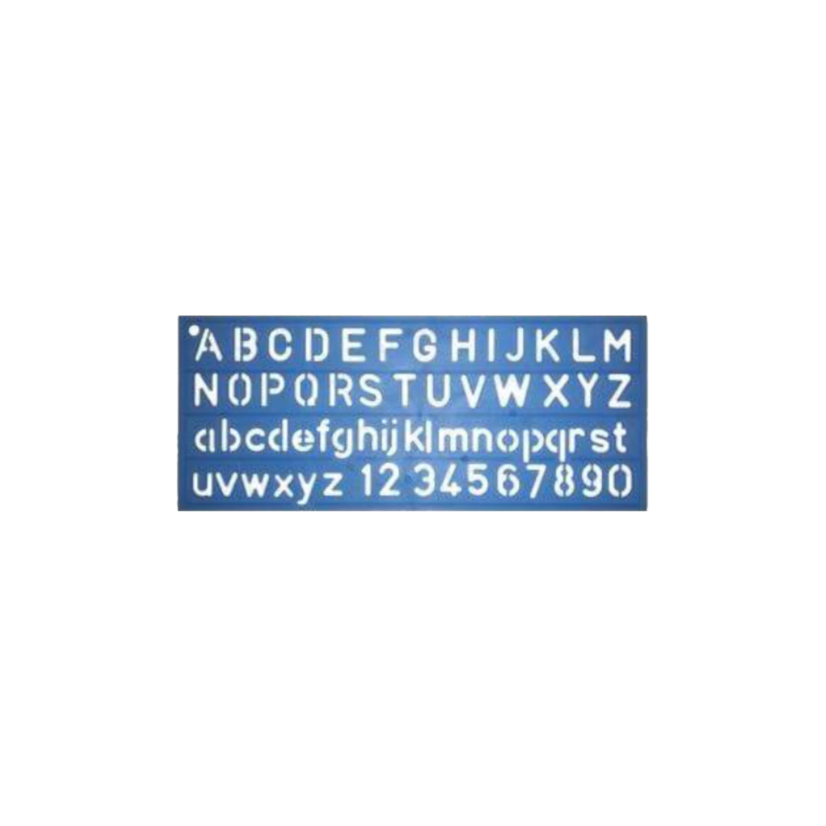 FIS Lettering Stencil, ABC/abc/123