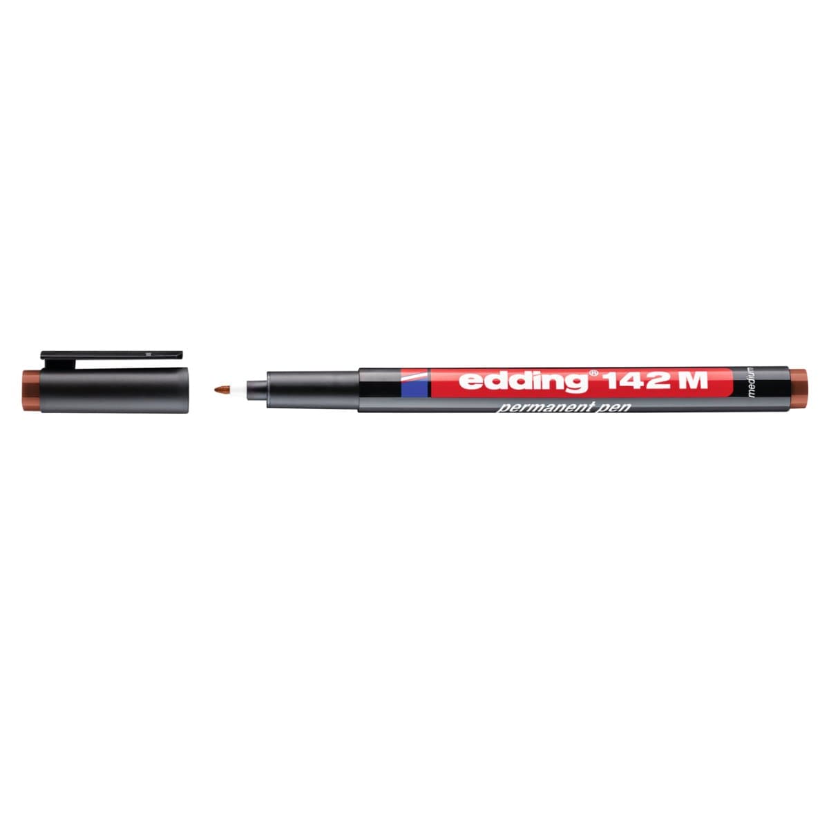 edding 142 M Permanent Multi-Marker Medium, 1mm, Brown