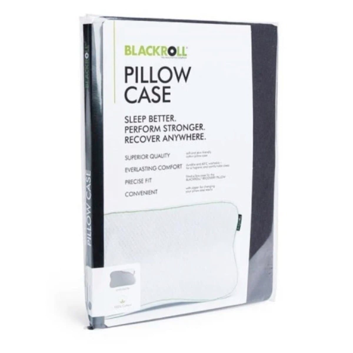BLACKROLL Pillow CASE for Recovery Pillow, Jersey, Anthracite
