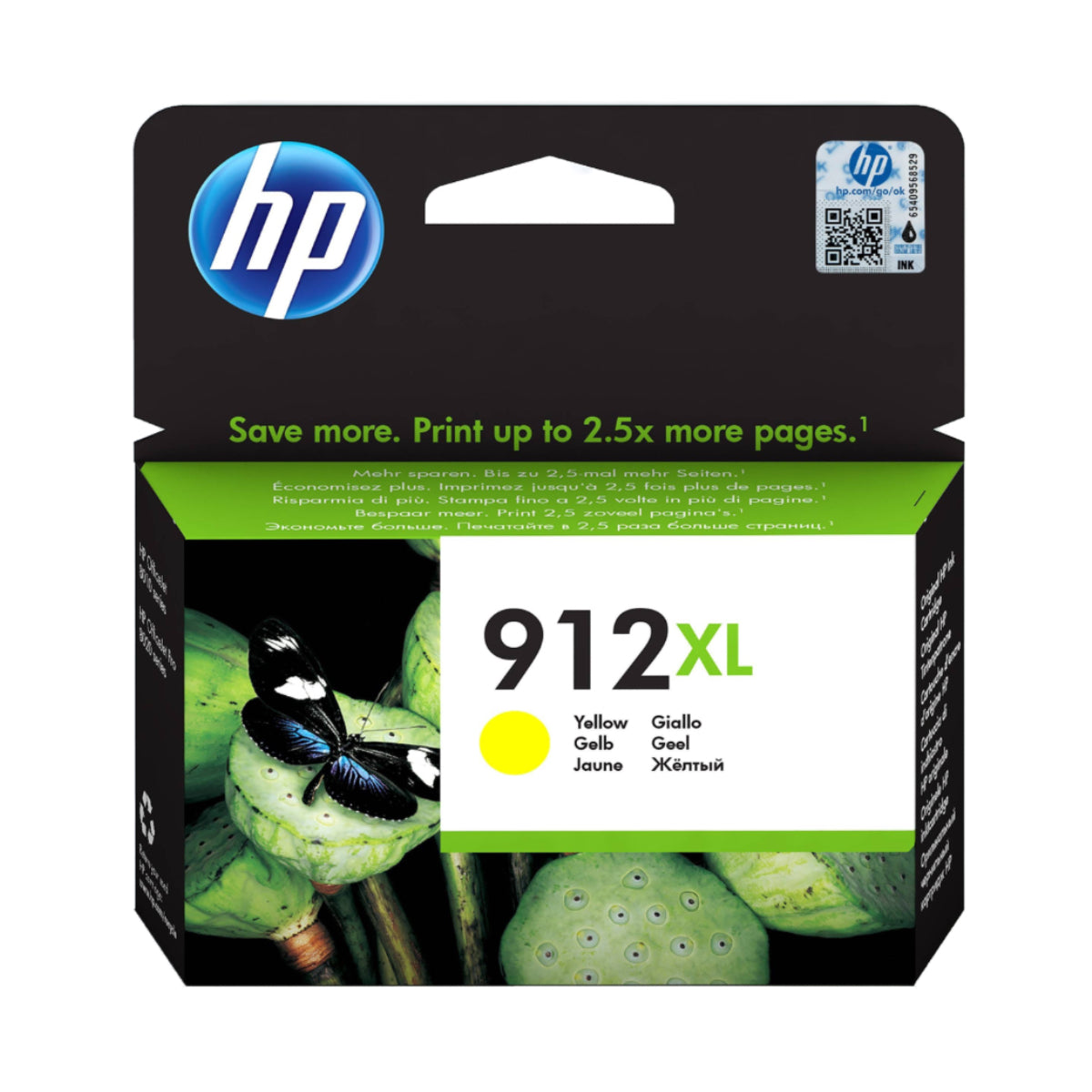 HP 912XL Yellow Ink Cartridge - 3YL83AE