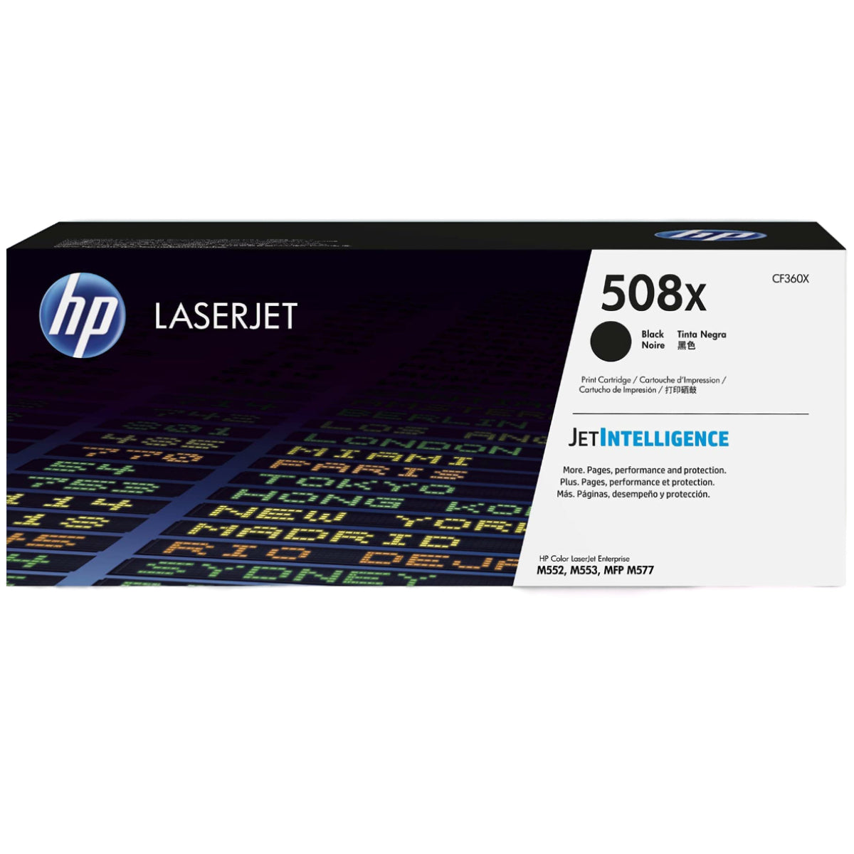 HP 508X Black Toner Cartridge - CF360X