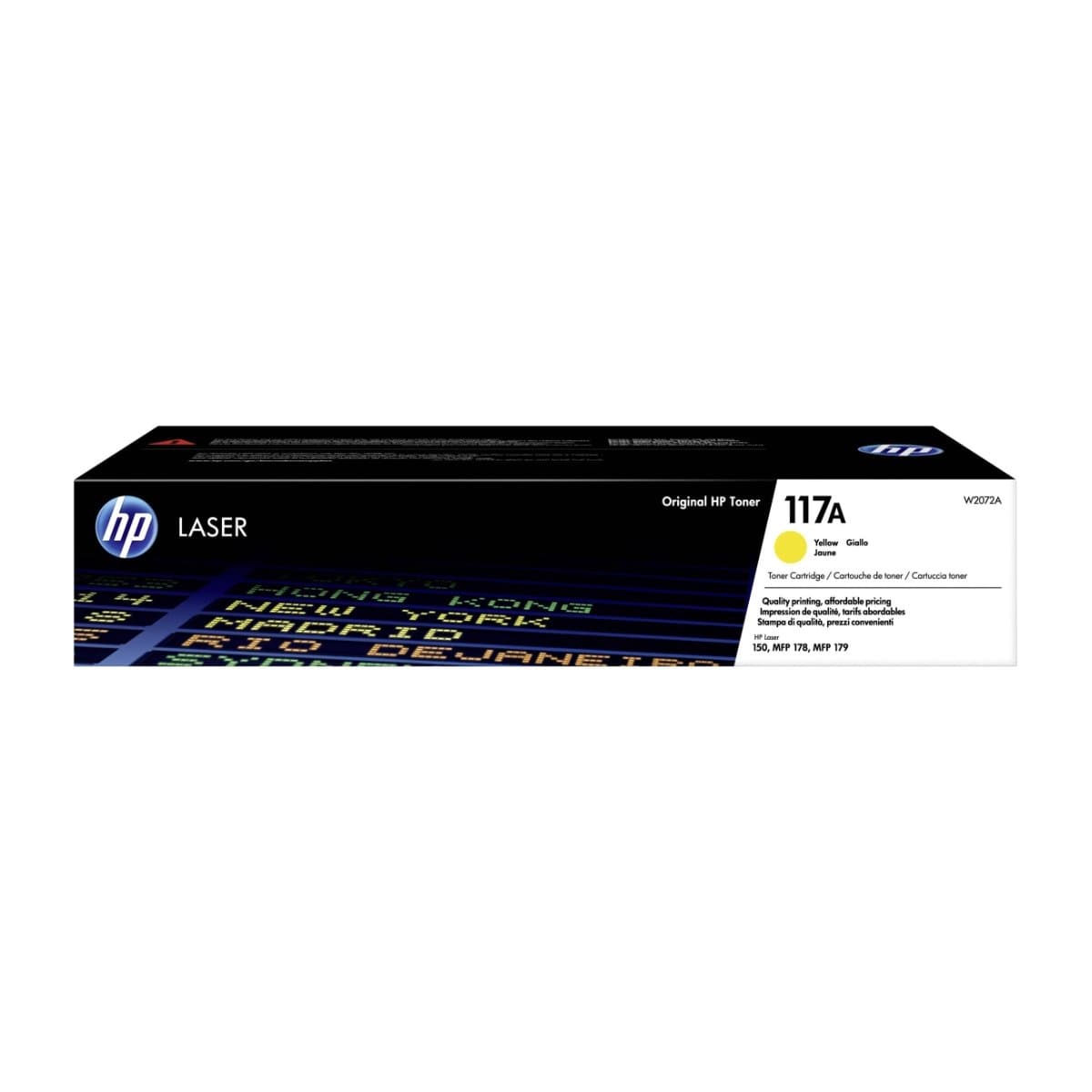 HP 117A Yellow Toner Cartridge - W2072A