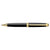 CARAN d'ACHE LEMAN EBONY BLACK Ballpoint Pen, Black/Gold Plated