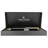 CARAN d'ACHE LEMAN EBONY BLACK Ballpoint Pen, Black/Gold Plated