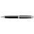 CARAN d'ACHE LEMAN EBONY BLACK Ballpoint Pen, Black/Silver Plated