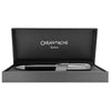 CARAN d'ACHE LEMAN BICOLOR BLACK Ballpoint Pen, Black/Silver Plated