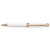 CARAN d'ACHE LEMAN WHITE  Ballpoint Pen, White Rose Gold-Plated