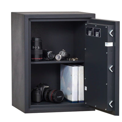 Chubbsafes HOME 50 Fire & Burglary Protection Safe 51L, Digital, Anthracite