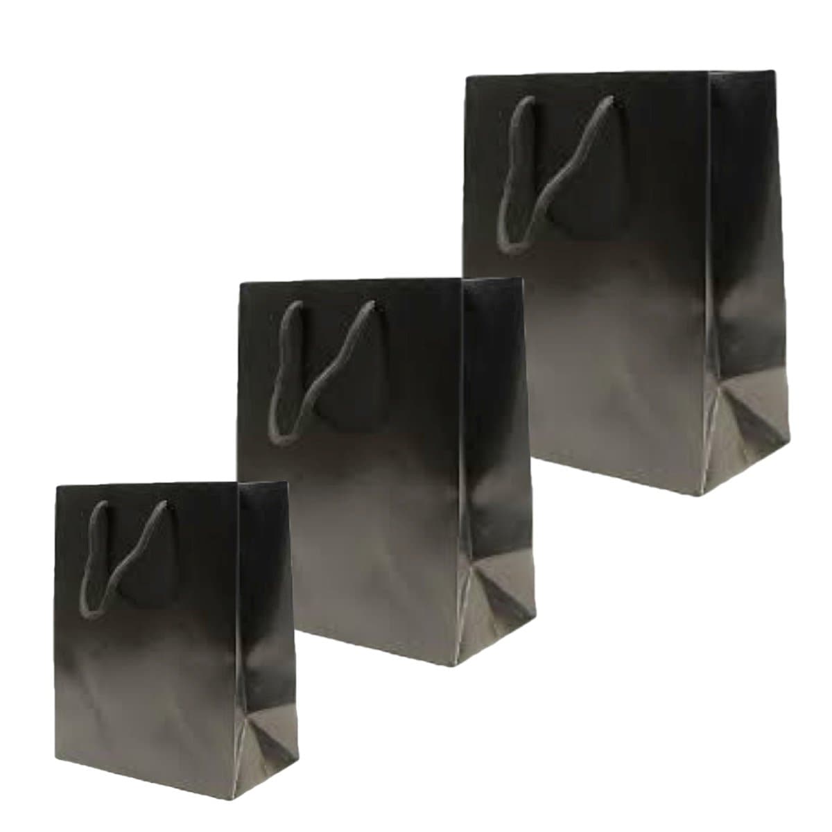 Paper Gift Bag, Black