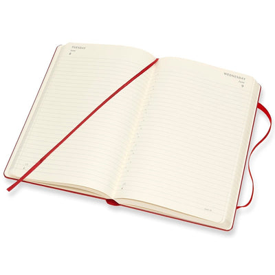 MOLESKINE 2024 Daily Diary/Planner A5, 13 x 21 cm, hardcover, Scarlet Red