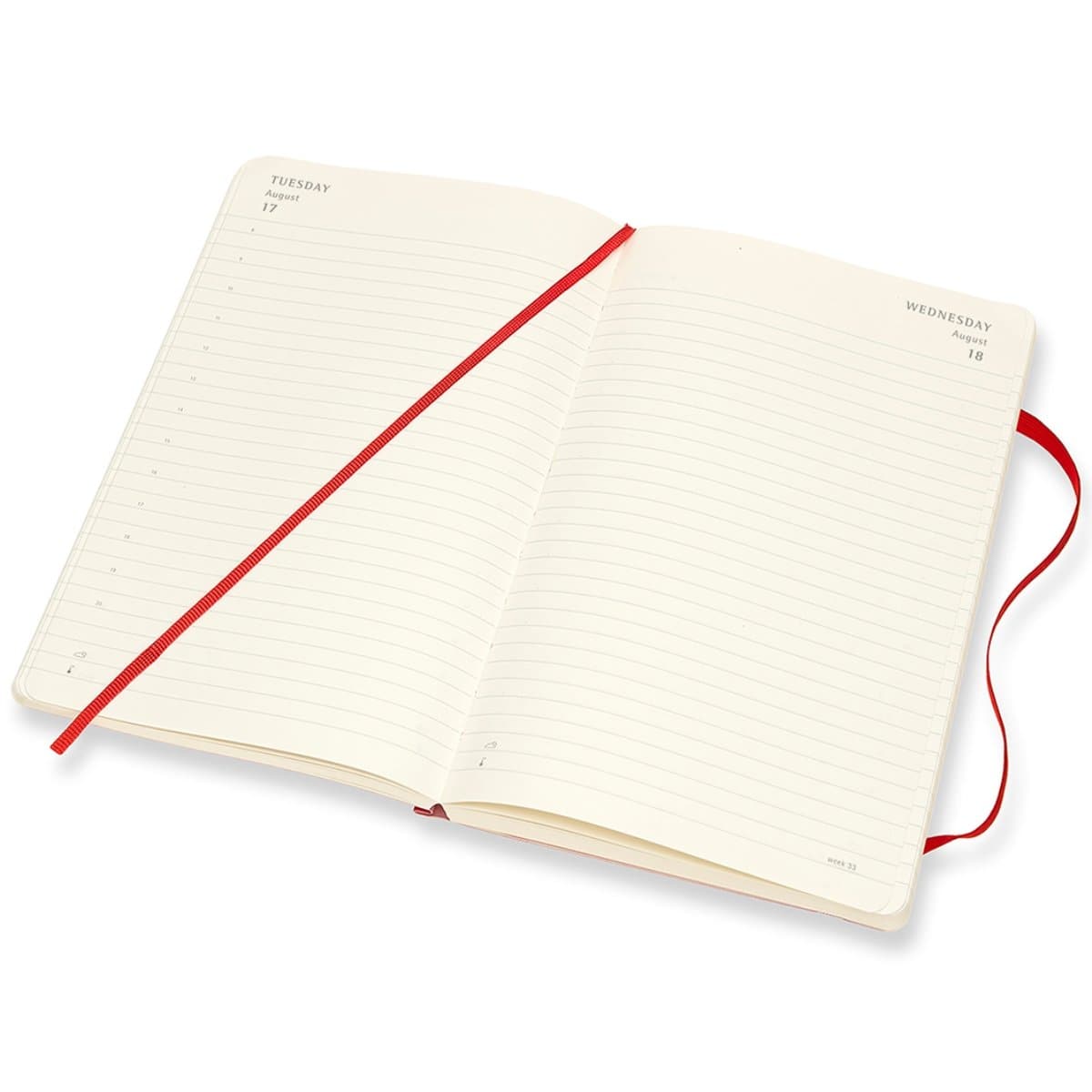 MOLESKINE 2024 Daily Diary/Planner A5, 13 x 21 cm, softcover, Scarlet -  Office One LLC