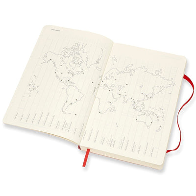 MOLESKINE 2025 Daily Diary/Planner A5, 13 x 21 cm, softcover, Scarlet Red