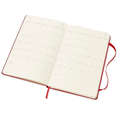 MOLESKINE 2026 Weekly Notebook Diary/Planner A5, 13 x 21 cm, hardcover, Scarlet Red