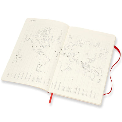 MOLESKINE 2024 Weekly Notebook Diary/Planner A5, 13 x 21 cm, softcover, Scarlet Red
