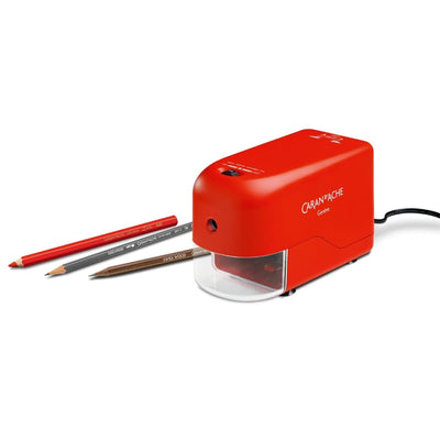 CARAN d'ACHE Electric Pencil Sharpener, Red