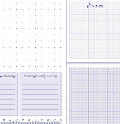 Sigel Paper Desk Pad PLANNER, 595 x 410 mm, 30sheets/pad