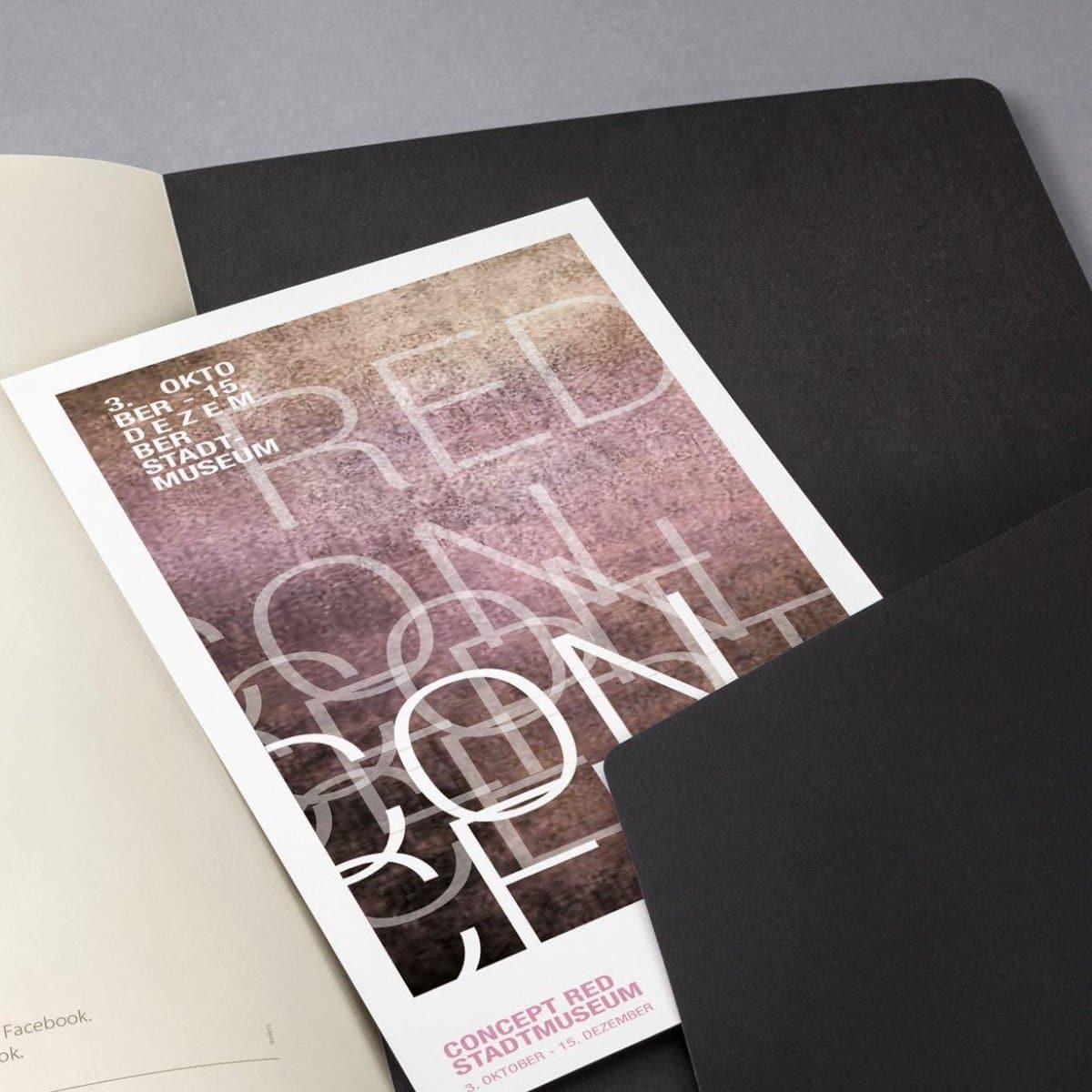 Sigel Journal CONCEPTUM A6, Stapled, Softcover, Lined, Black