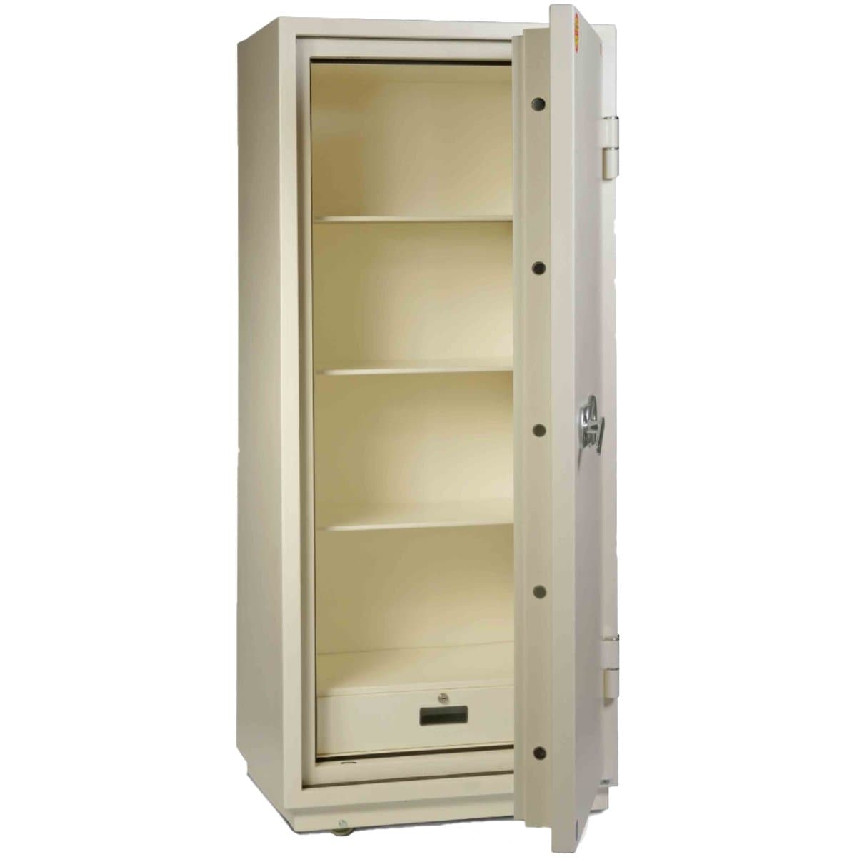 Valberg FRS-165 EL Fire Resistant Safe, Digital & Key Lock, White