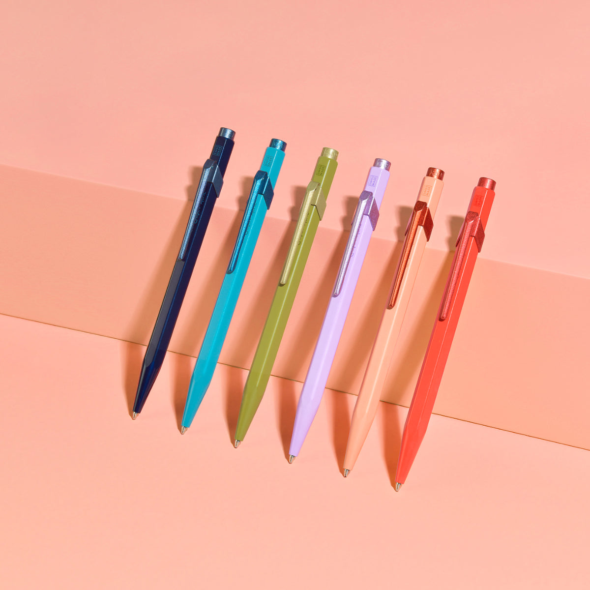 CARAN d'ACHE 849 Ballpoint Pen CLAIM YOUR STYLE, Tangerine - Limited Edition