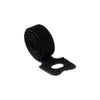 Durable CAVOLINE Hook & Loop Cable Ties,  10 x 200 mm, 5/pack, Black