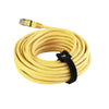 Durable CAVOLINE Hook & Loop Cable Ties,  10 x 200 mm, 5/pack, Black
