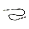 FIS Flat ID Lanyard with Metal Clip, Black