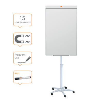 Nobo Impression Magnetic Pro Mobile Flipchart, 1056 x 678 mm