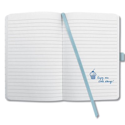 Sigel Notebook JOLIE A5, Hardcover, Lined, Sky Blue