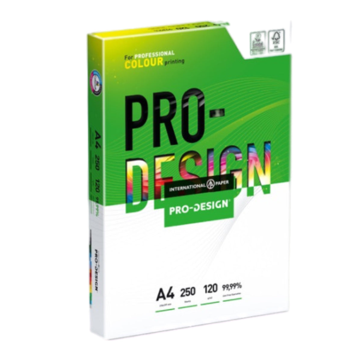 PRO-DESIGN Paper A4, 120gsm, 250sheets/pack, White
