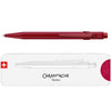 CARAN d'ACHE 849 Ballpoint Pen CLAIM YOUR STYLE, Garnet Red - Limited Edition