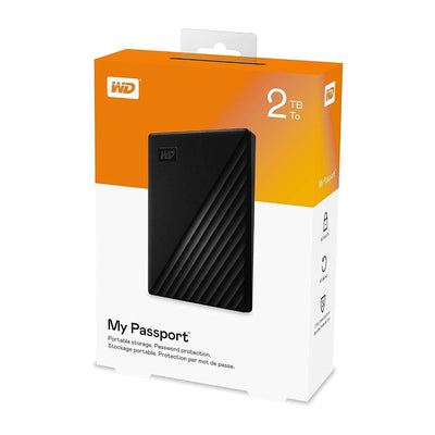 Western Digital 2TB 2.5" My Passport Portable External Hard Drive