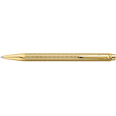 CARAN d'ACHE ECRIDOR LIGNES CHEVRON Ballpoint Pen, Gilded