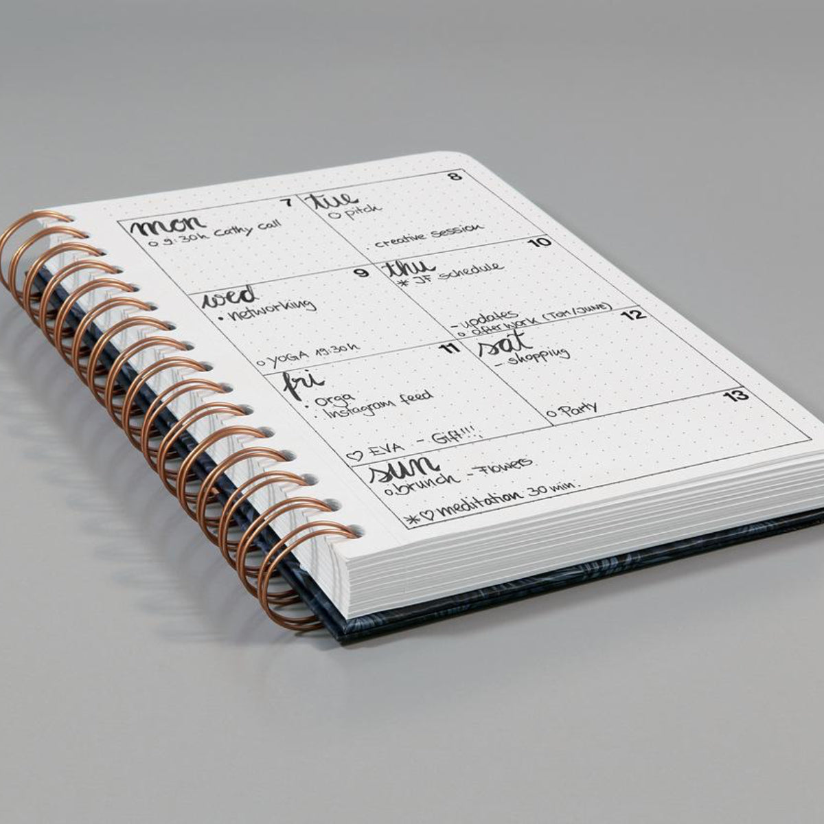 Sigel Spiral Notebook JOLIE Inspire A5, Hardcover, 120 pages, Dot-Ruled, Assorted Designs